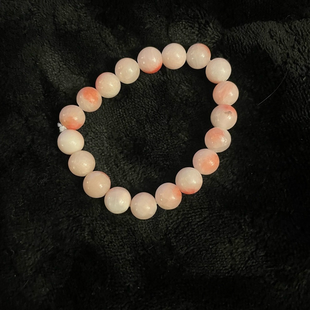 Elegant Pink Beaded Bracelet
